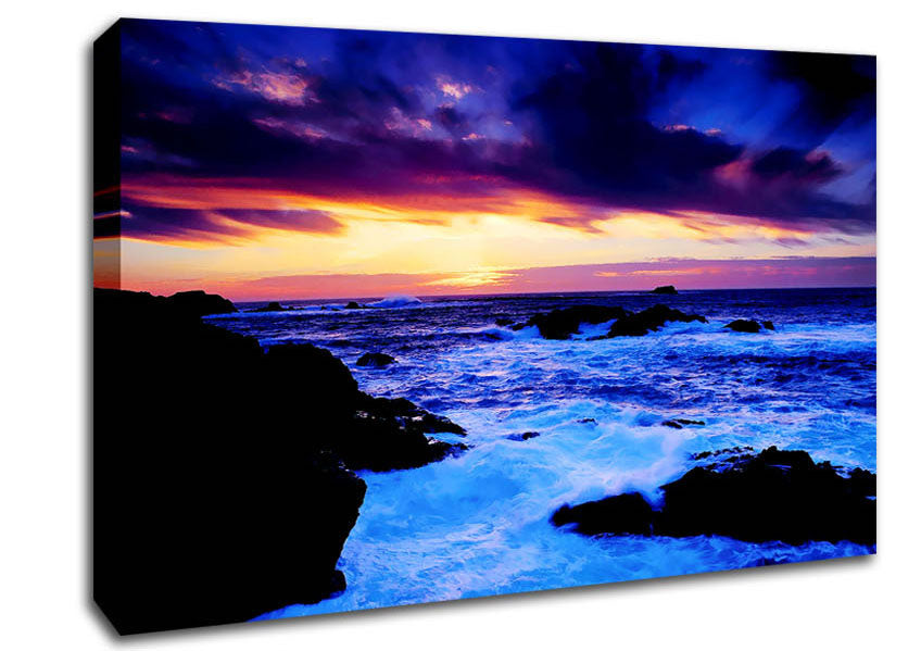 The Oceans Ebb Canvas Wall Art