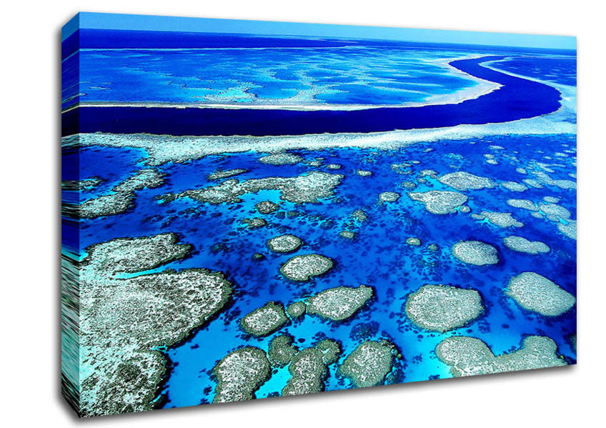 The Flow Of The Ocean Islands Canvas Wall Art