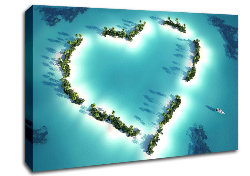 Love Island Canvas Wall Art