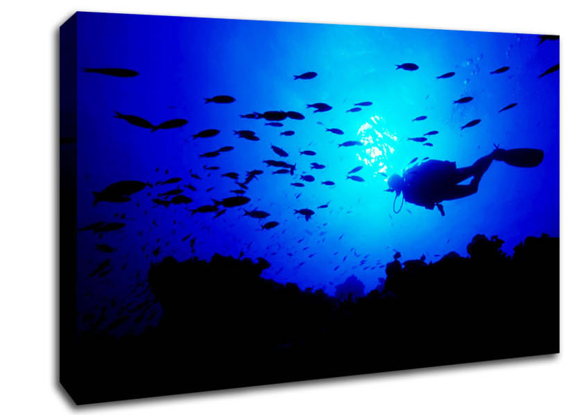 Divers City Canvas Wall Art