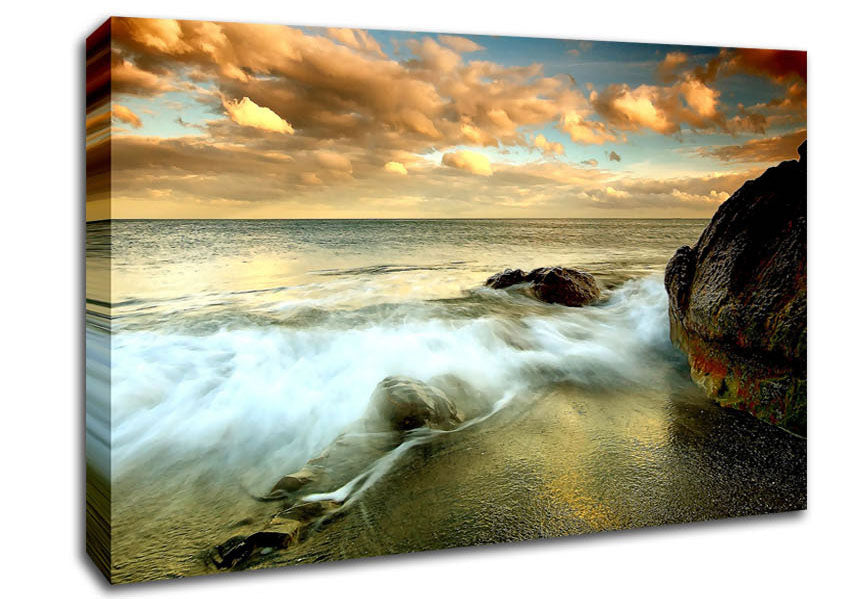 Beach Flow Canvas Wall Art