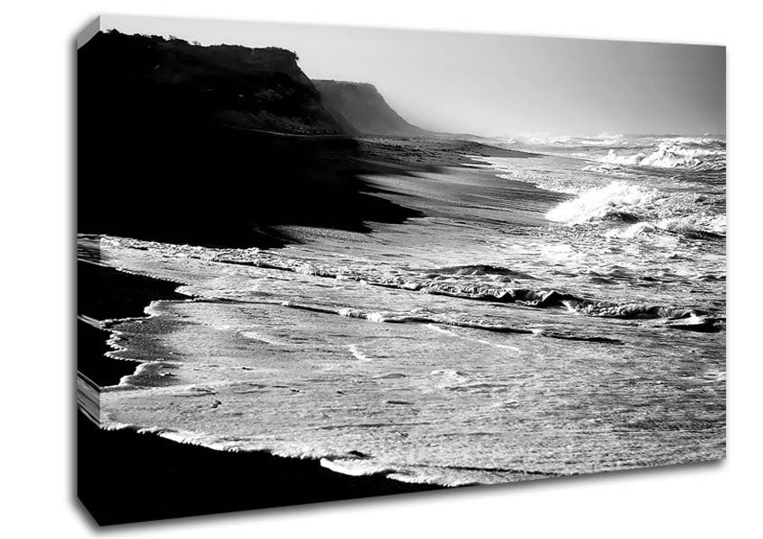 B n W Ocean Spray Canvas Wall Art