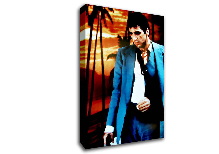 Al Pacino Scarface 03 Canvas Wall Art