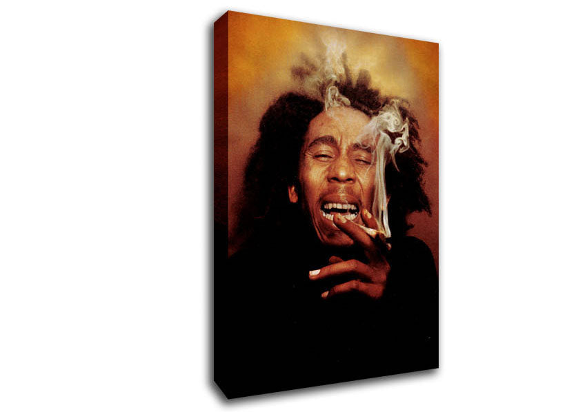 Bob Marley Laugh Canvas Wall Art