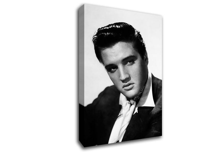 Elvis Presley Portrait Canvas Wall Art