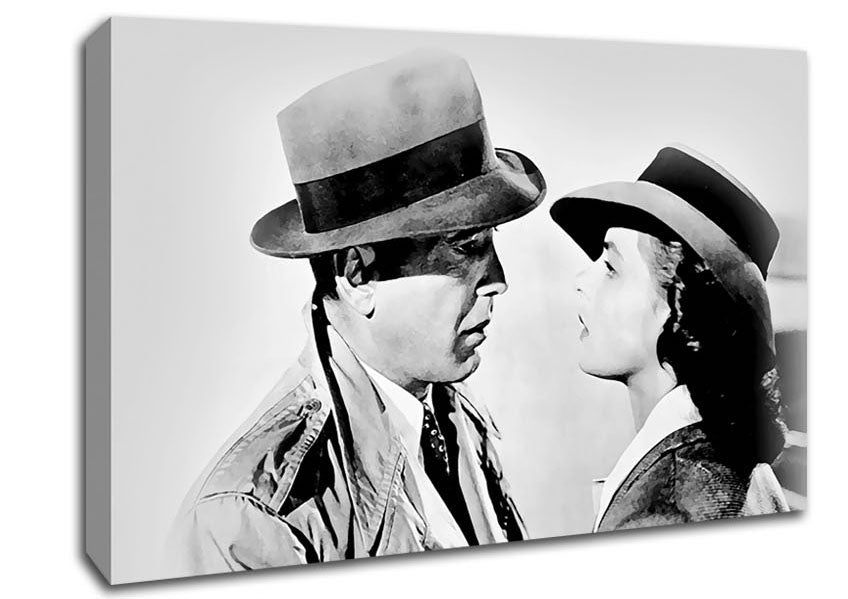 Casablanca The Look B n W Canvas Wall Art