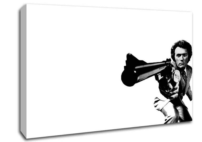 Clint Eastwood Gun Canvas Wall Art