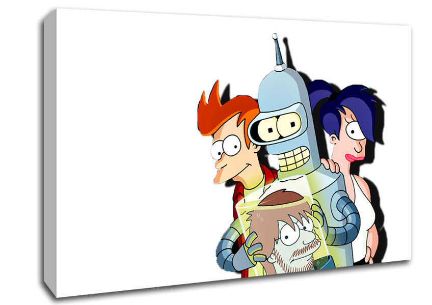 Futurama Cast Canvas Wall Art