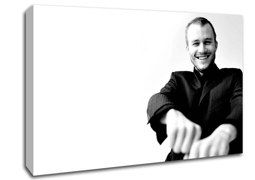 Heath Ledger Portrait Canvas Wall Art