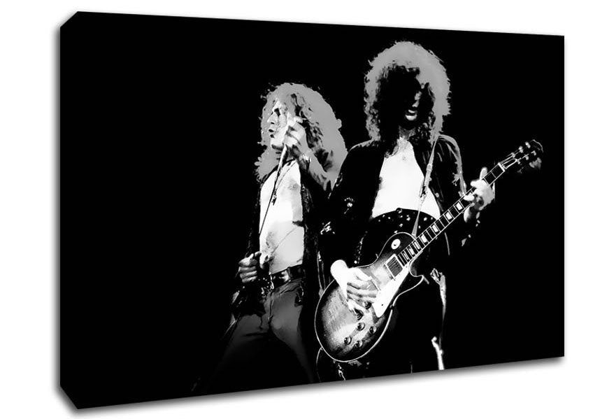 Led Zepplin On Stage Canvas Wall Art