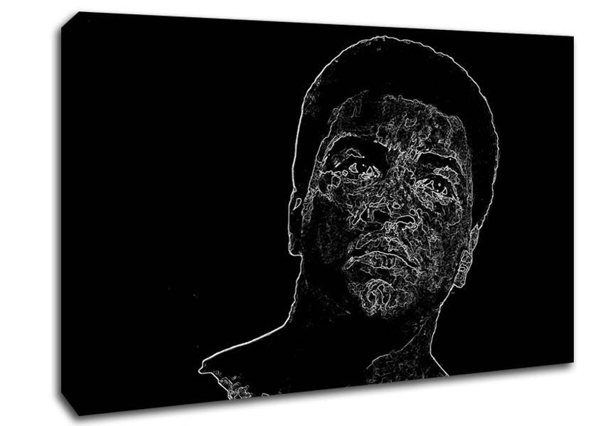 Muhammad Ali Face Canvas Wall Art