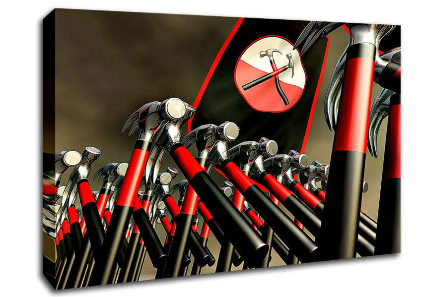 Pink Floyd Hammers Canvas Wall Art