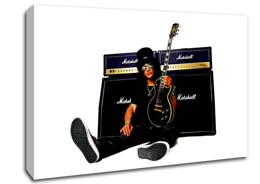 Slash Marshall Amps Canvas Wall Art