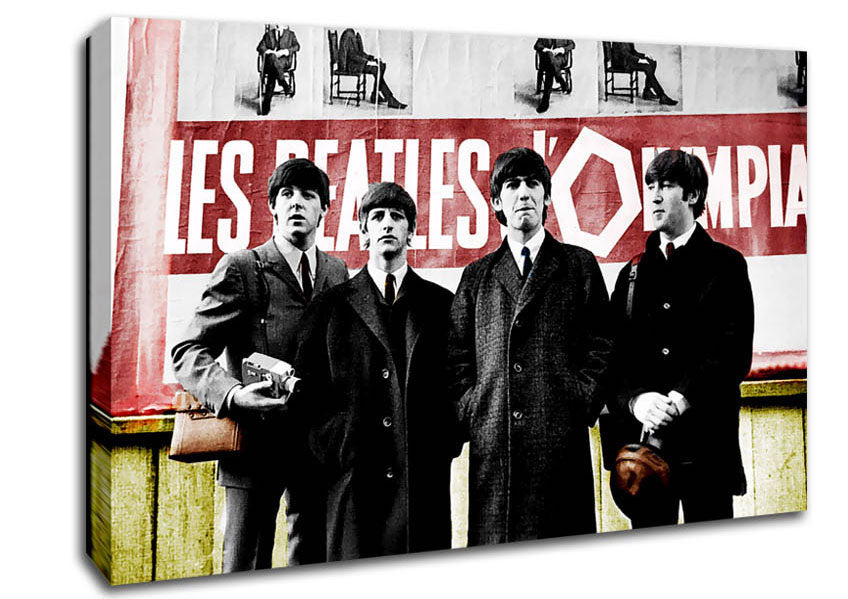 The Beatles In Liverpool Canvas Wall Art