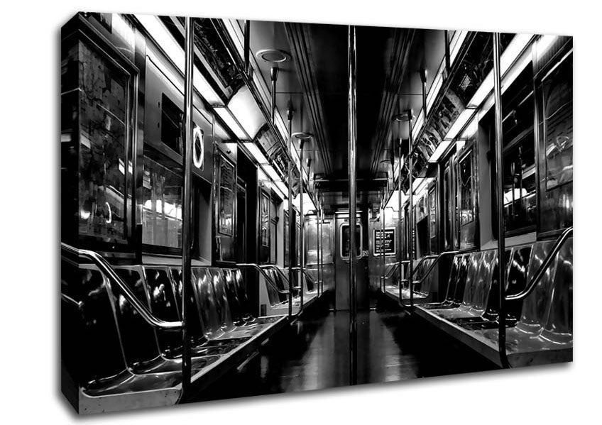 Ghost Train Canvas Wall Art