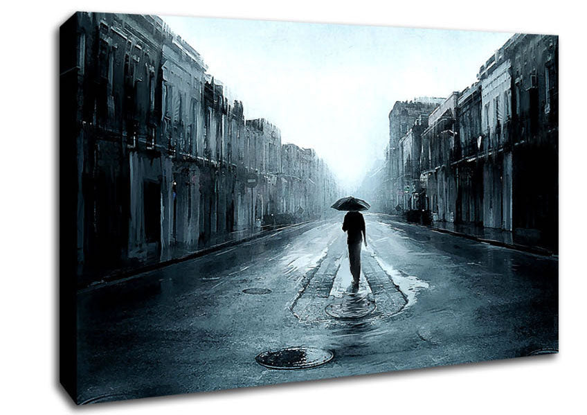Cold Autumn Day Canvas Wall Art