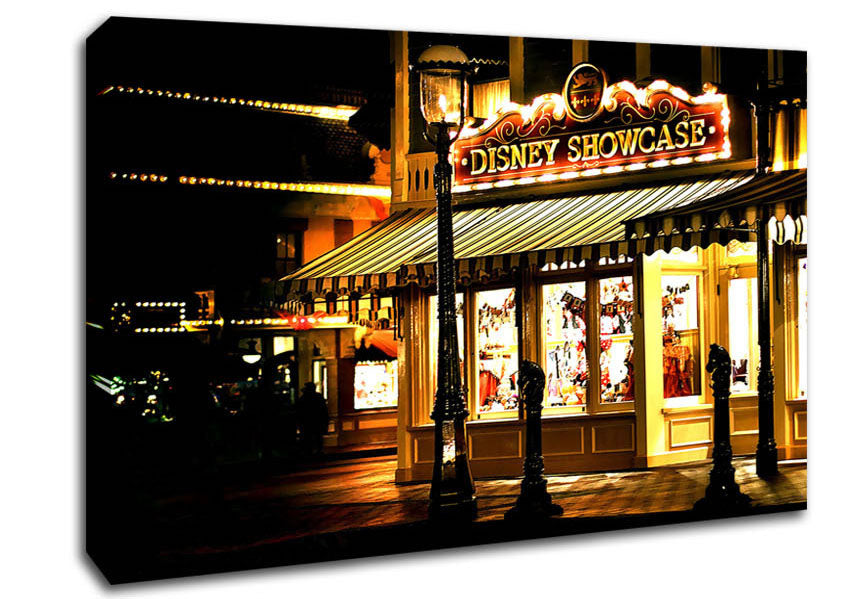 Main Street Noir Canvas Wall Art