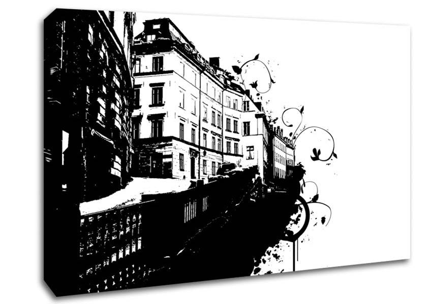 Venice Stencil Canvas Wall Art
