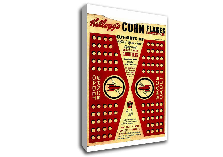 Kelloggs Corn Flakes Canvas Wall Art
