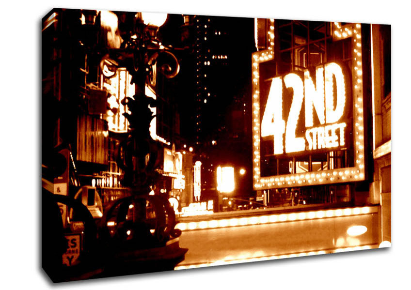 New York City 42Nd Street Canvas Wall Art