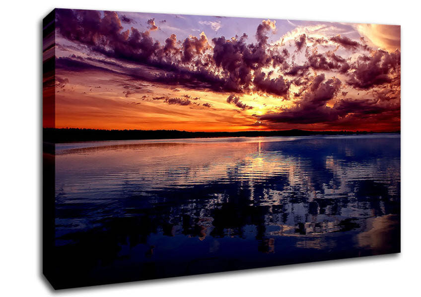 Amazing Dusk Canvas Wall Art