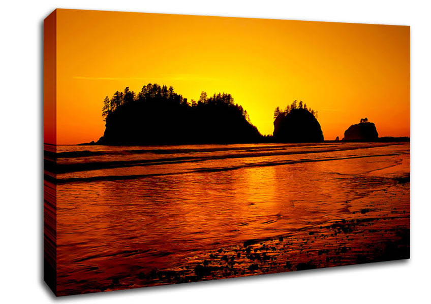 Surreal Ocean Flow Canvas Wall Art