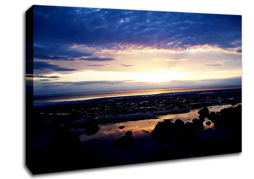 Blue Sky Horizon Canvas Wall Art