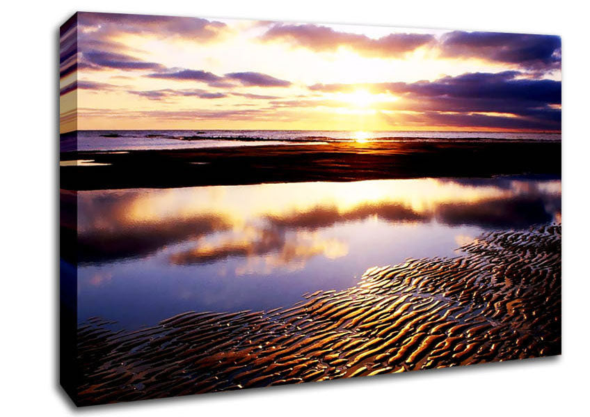 Sand Patterns Canvas Wall Art