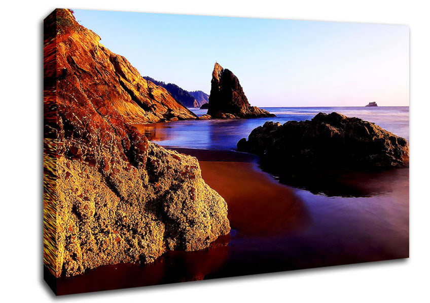 Ocean Rocks Canvas Wall Art