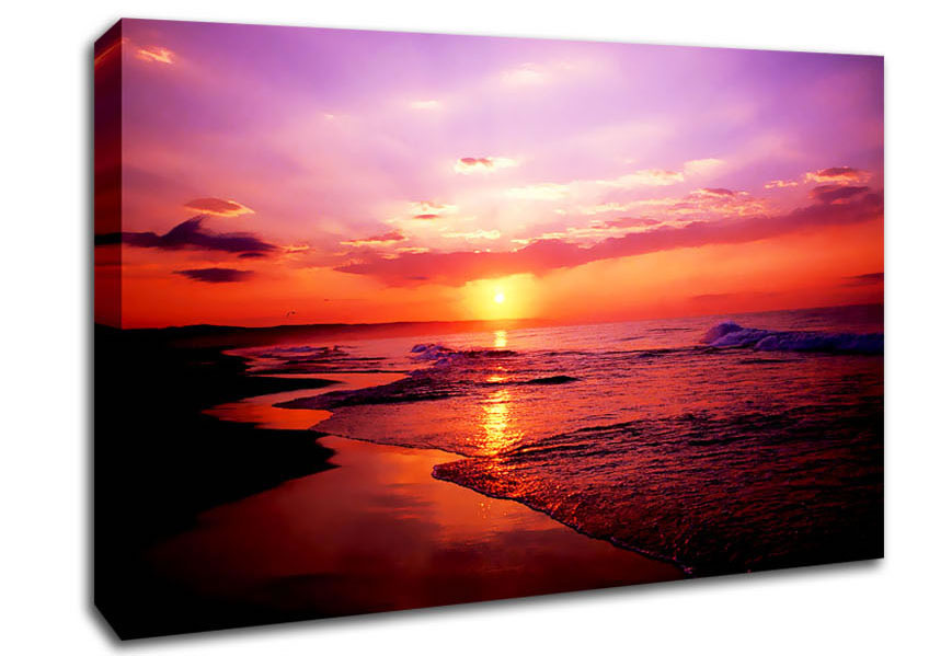 Australian Sunset Canvas Wall Art