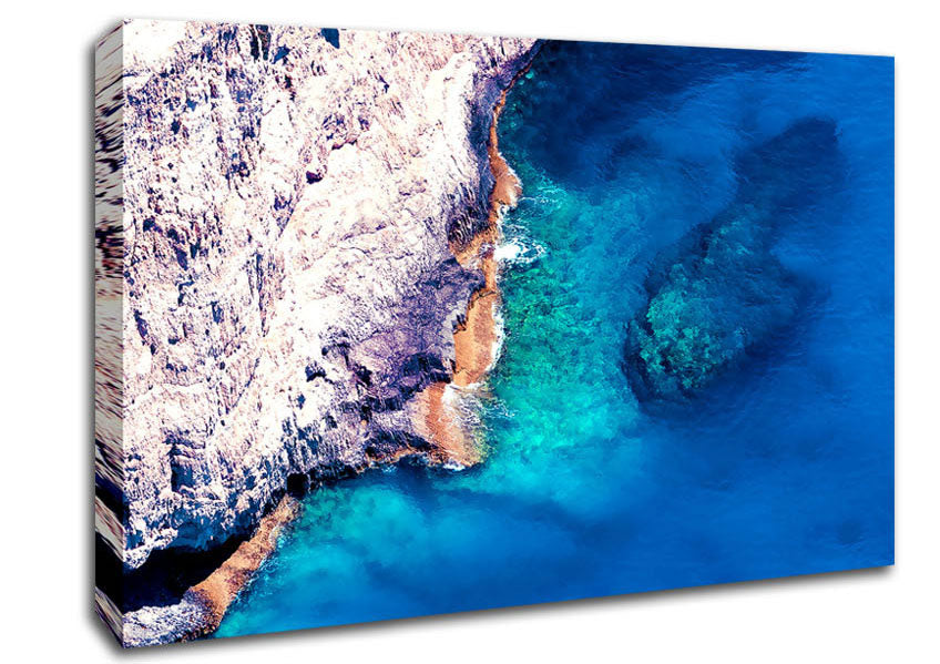 Sea Beach Stone Canvas Wall Art