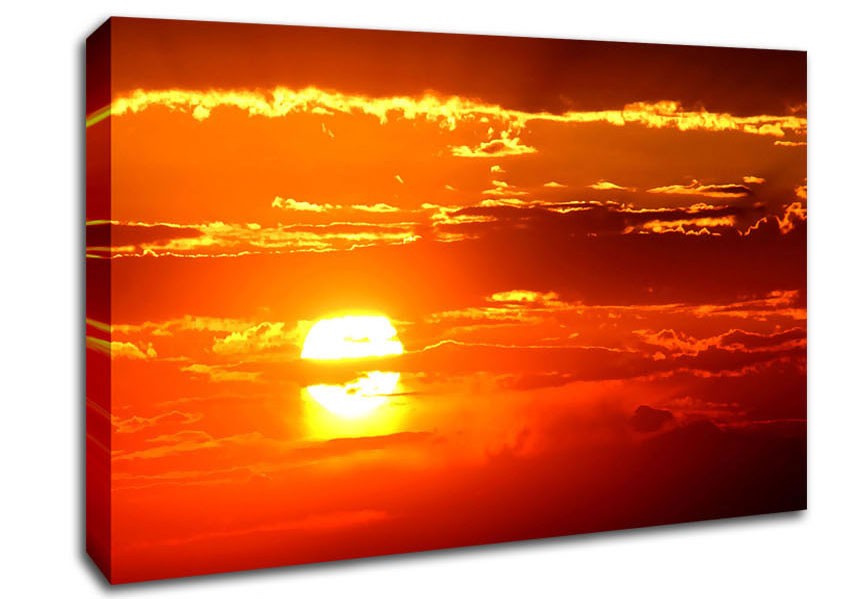 Sun In The Sky Canvas Wall Art