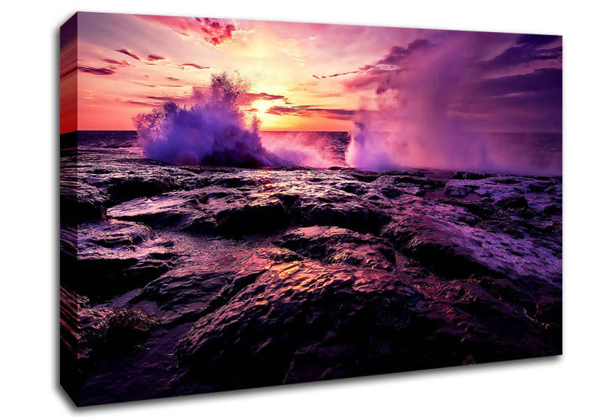 Shore Waves Canvas Wall Art