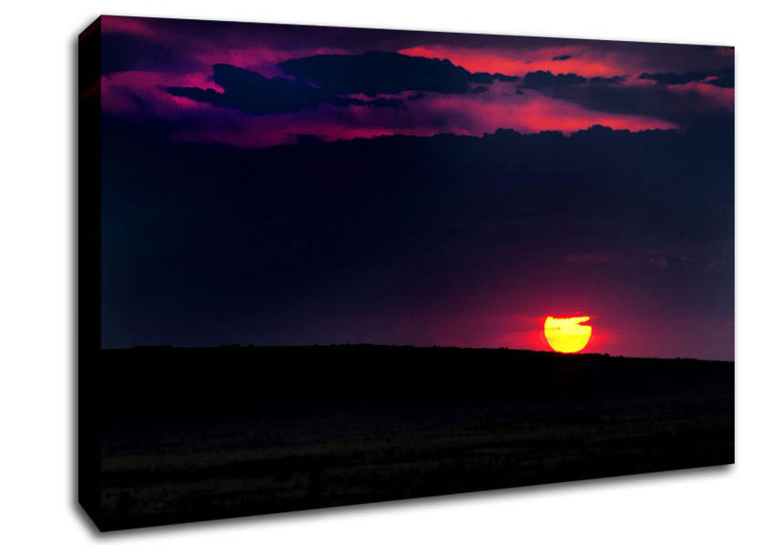 Sunrise Morning Canvas Wall Art