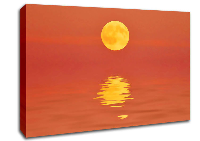 Surreal Sun Reflections Canvas Wall Art