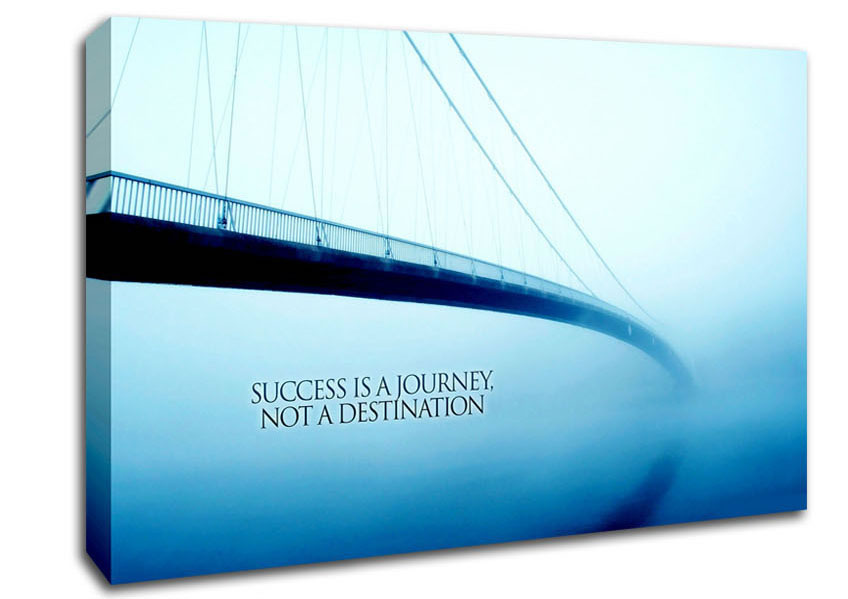 Success Is A Journey Canvas Wall Art