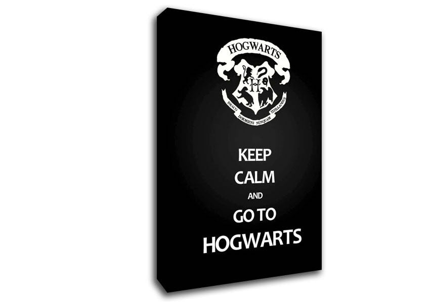 Keep Calm Hogwarts Canvas Wall Art