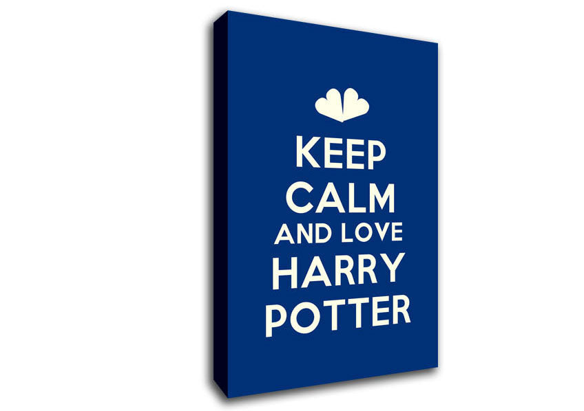 Keep Calm Potter Canvas Wall Art