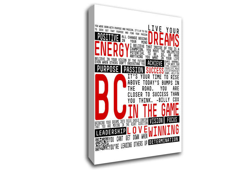 Motivational Quote Live Your Dreams Canvas Wall Art