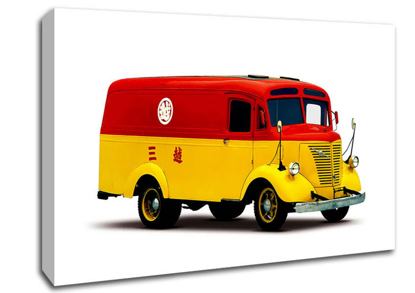 Retro Van Canvas Wall Art