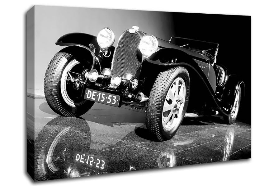 Retro Car Canvas Wall Art