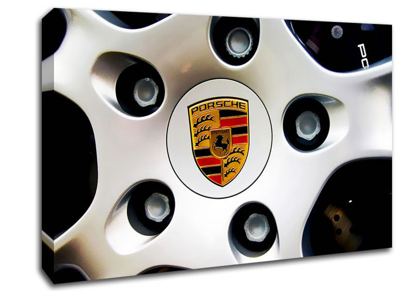 Porsche Wheel Canvas Wall Art