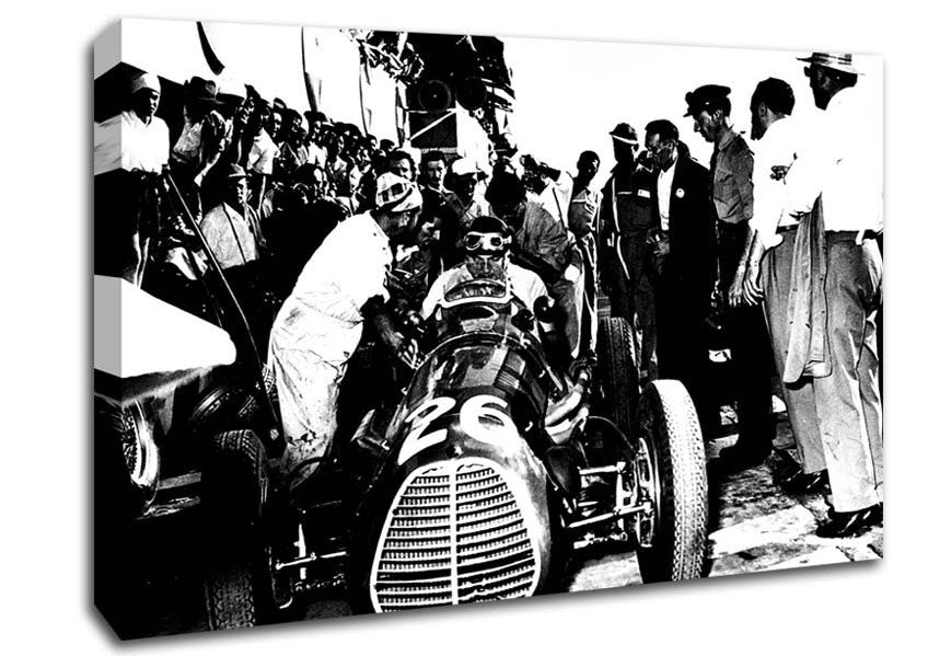 Number 26 In The Pit Stops Canvas Wall Art