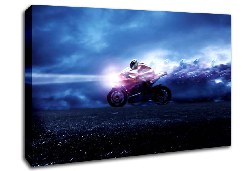 Motor Speed Canvas Wall Art