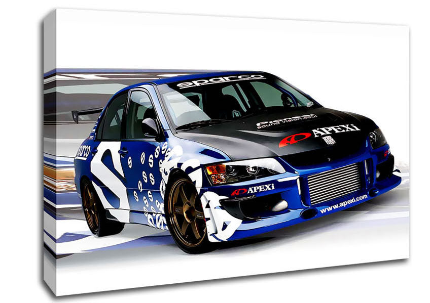 Mitsubishi Evo Canvas Wall Art