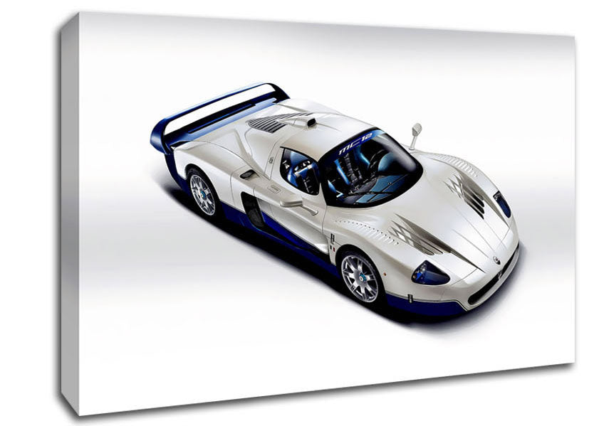Maserati Racing Machine Canvas Wall Art