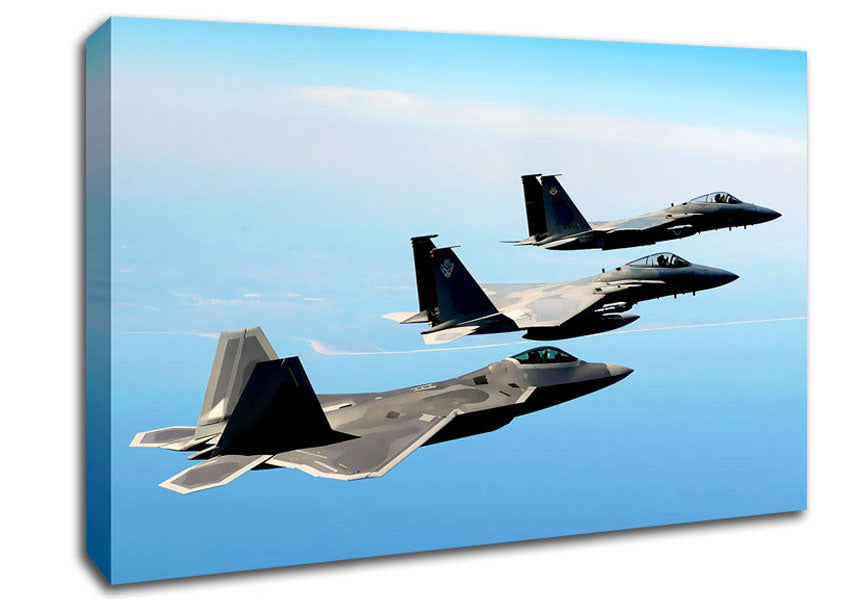 Fighter Jets Canvas Wall Art