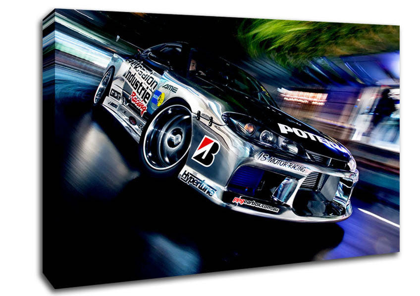 Drift Racer Canvas Wall Art