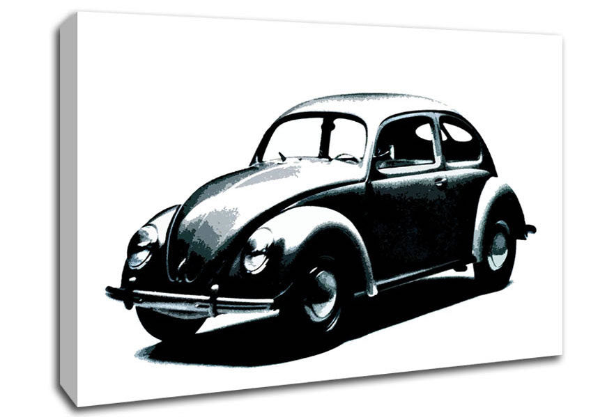 Classic Vw Beetle Canvas Wall Art