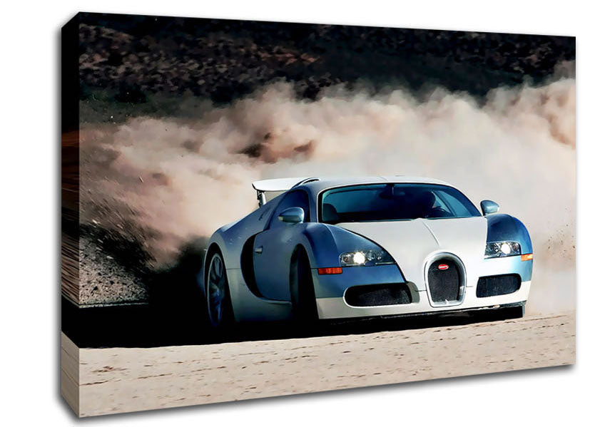Bugatti Veyron Drive Canvas Wall Art